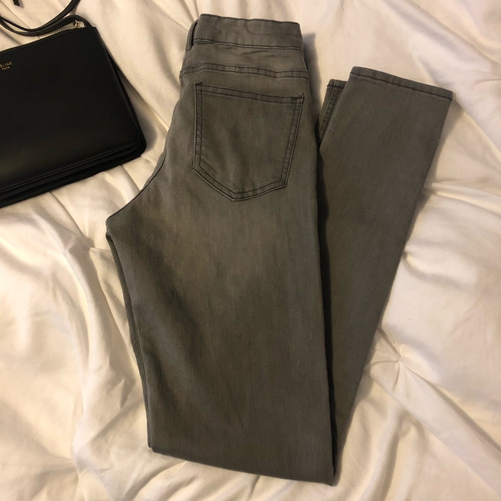 H&M Grey Stretch Skinny Jeans